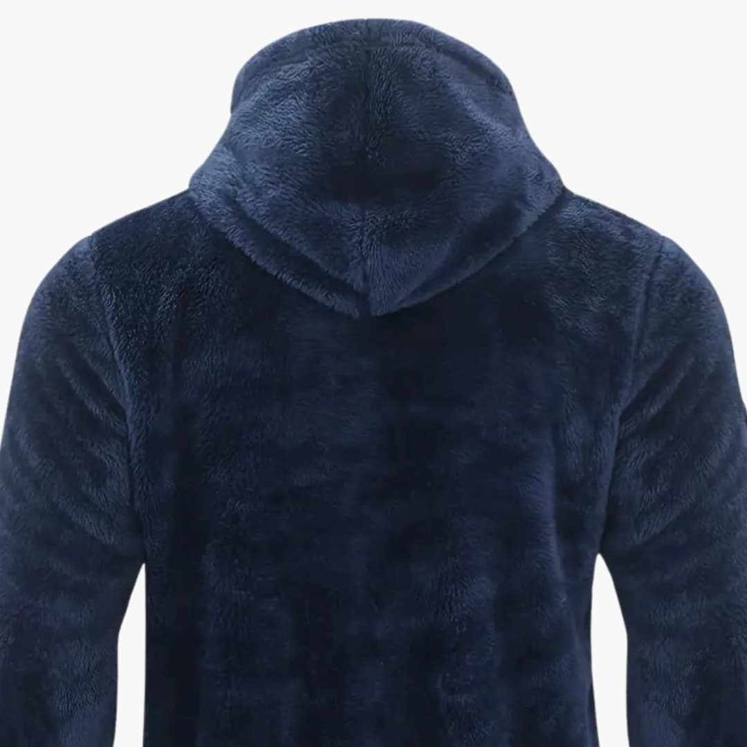 Anselm | Men's Teddy Oversized Zip-Up Jacket