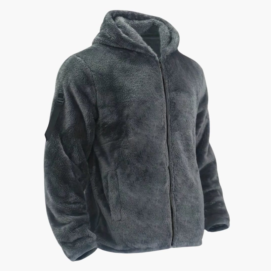 Anselm | Men's Teddy Oversized Zip-Up Jacket
