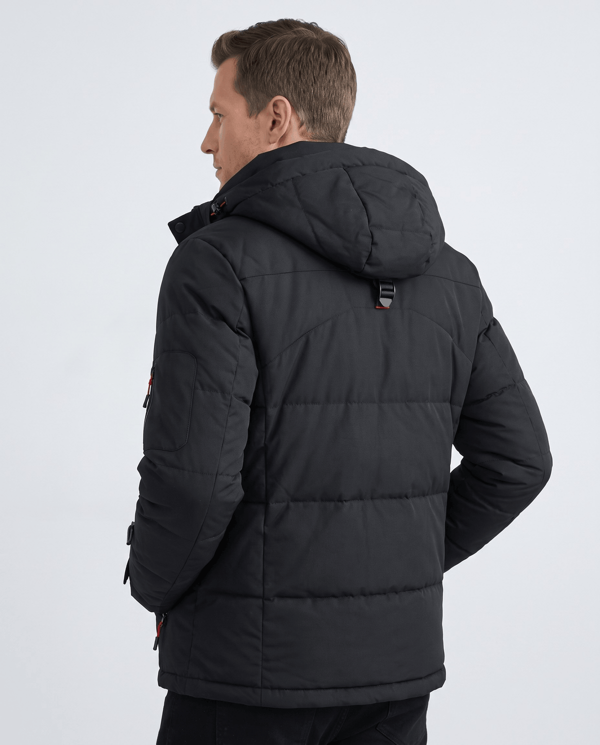 Hooded Puffer Jacket – Padded Design & Multi-Pocket Utility | Paolo