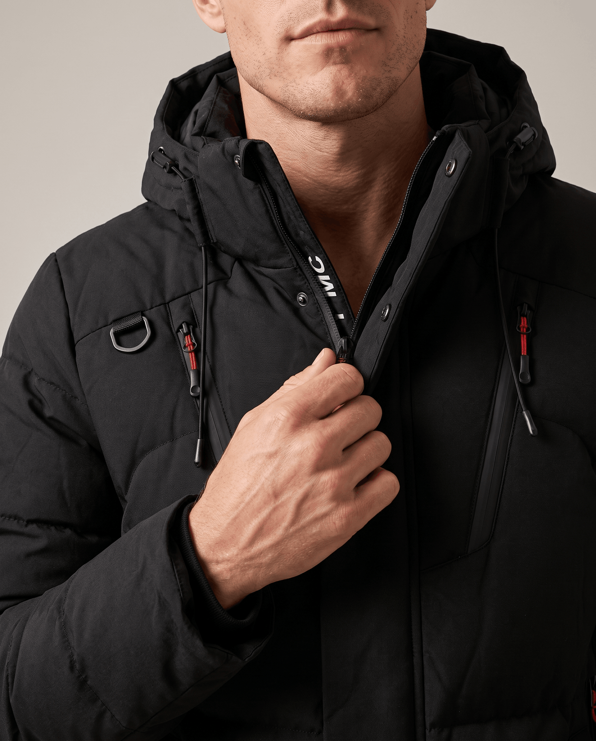 Hooded Puffer Jacket – Padded Design & Multi-Pocket Utility | Paolo