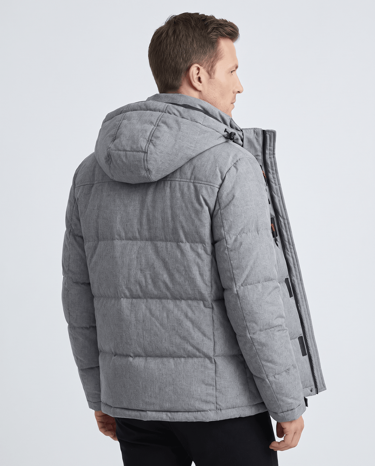 Hooded Puffer Jacket – Padded Design & Multi-Pocket Utility | Paolo