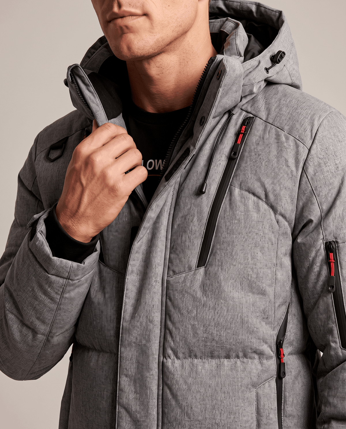 Hooded Puffer Jacket – Padded Design & Multi-Pocket Utility | Paolo