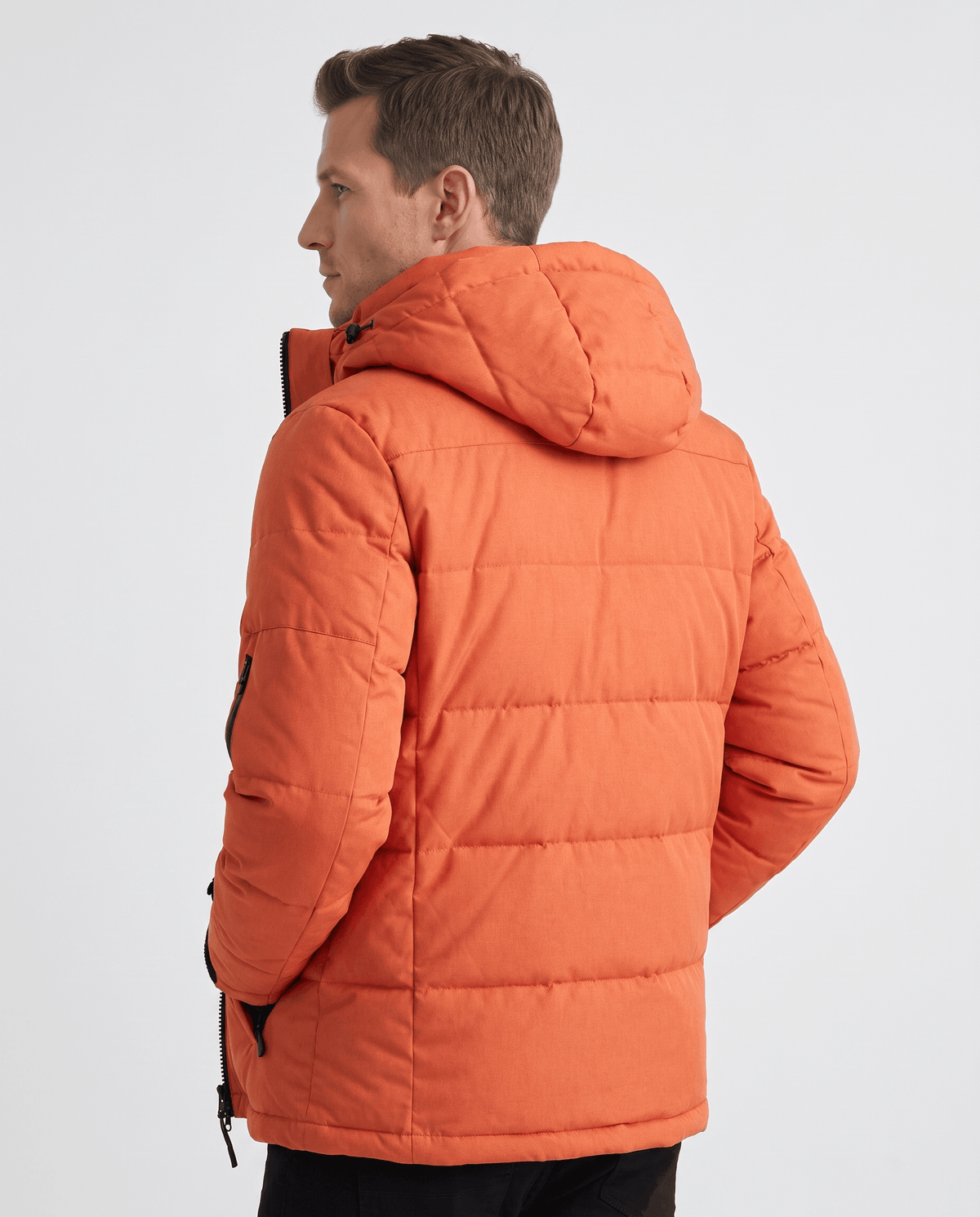Hooded Puffer Jacket – Padded Design & Multi-Pocket Utility | Paolo