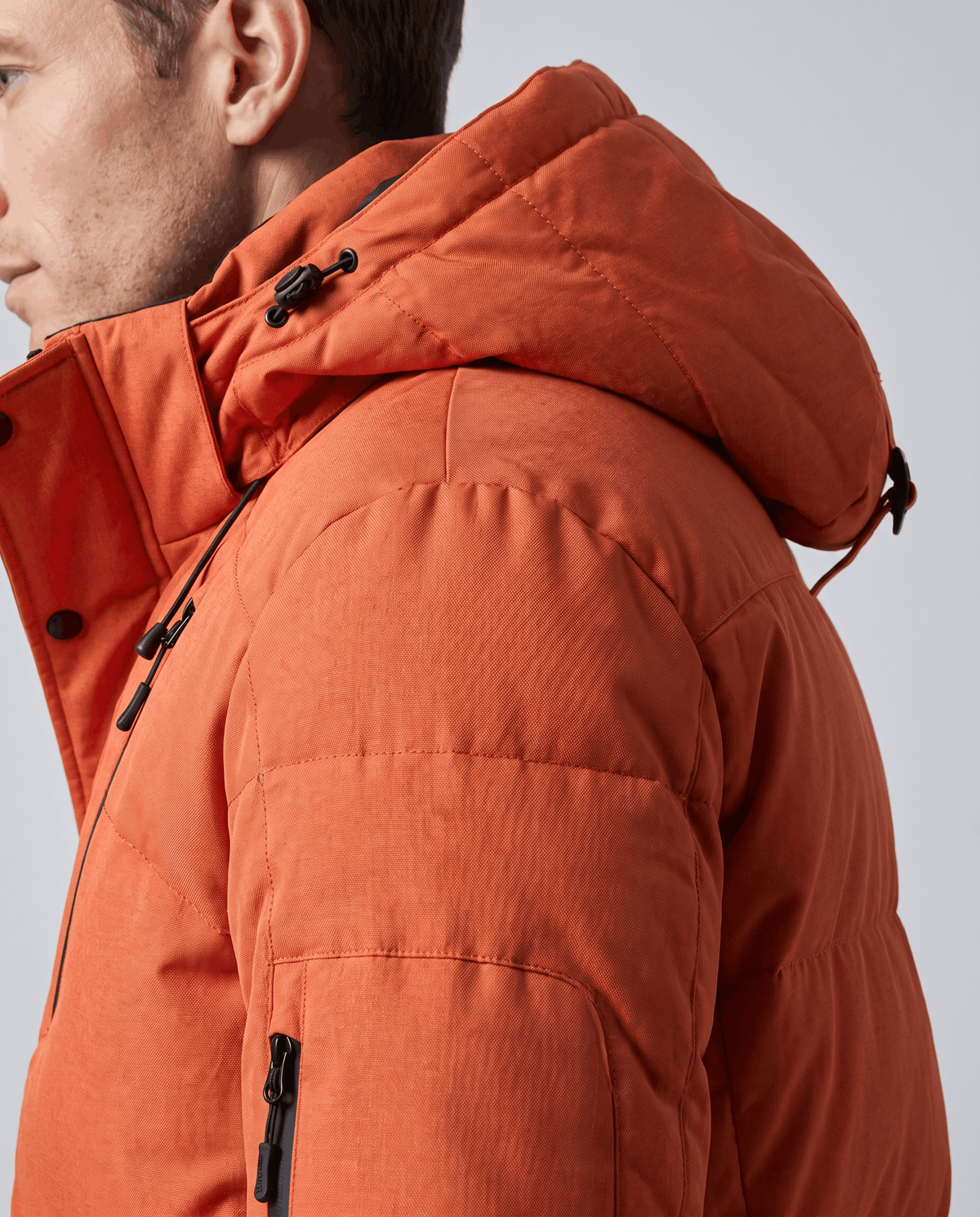 Hooded Puffer Jacket – Padded Design & Multi-Pocket Utility | Paolo