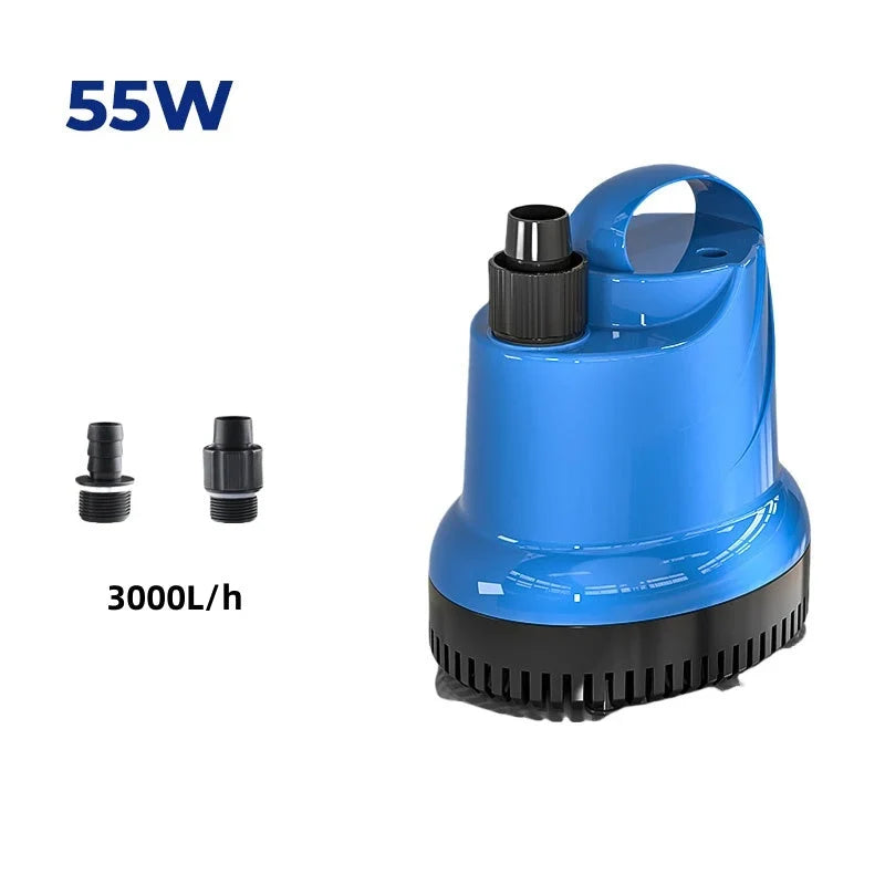 Aquarium Bottom Siphon Pump | Submersible Suction-Cup Mount