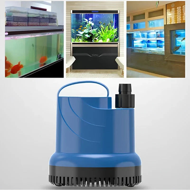 Aquarium Bottom Siphon Pump | Submersible Suction-Cup Mount