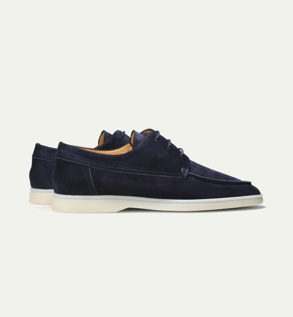 Men's Lightweight Suede Lace-Up Derby Shoes | Beckett