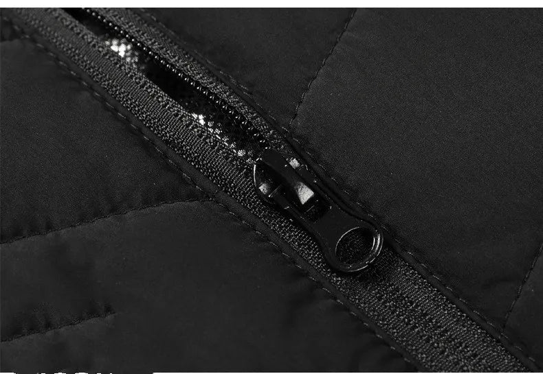 Cameron | Men's Heated Vest Quilted Stand Collar