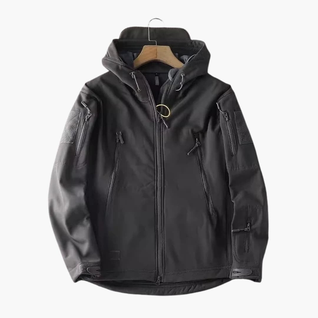 Bradley | Men's Tactical Softshell Jacket Hooded Multi Pocket