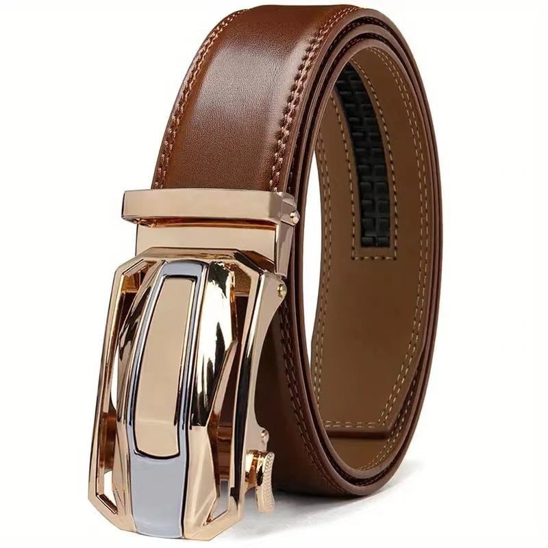 Bennett Men's Leather Ratchet Buckle Belt