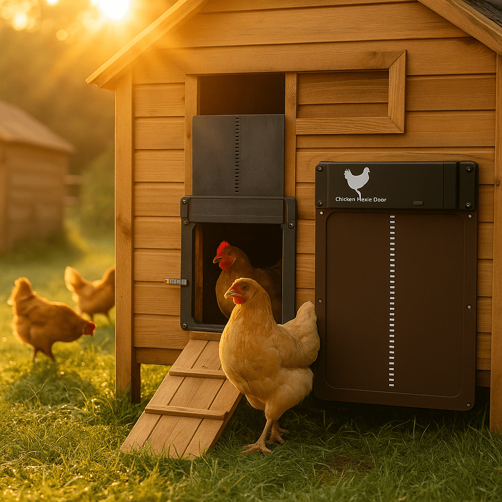 Automatic Chicken Coop Door with Light Sensor and Predator Proof Protection
