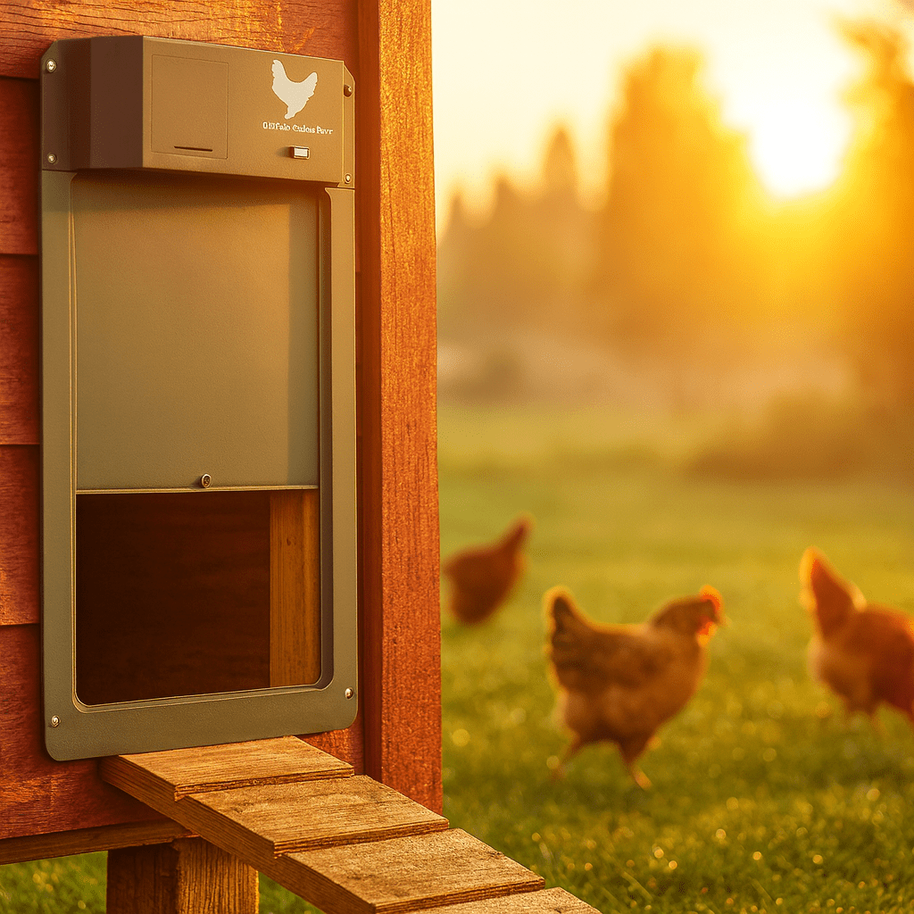 Automatic Chicken Coop Door with Light Sensor and Predator Proof Protection