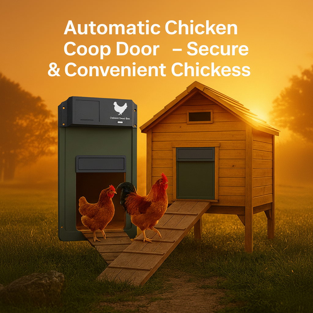 Automatic Chicken Coop Door with Light Sensor and Predator Proof Protection