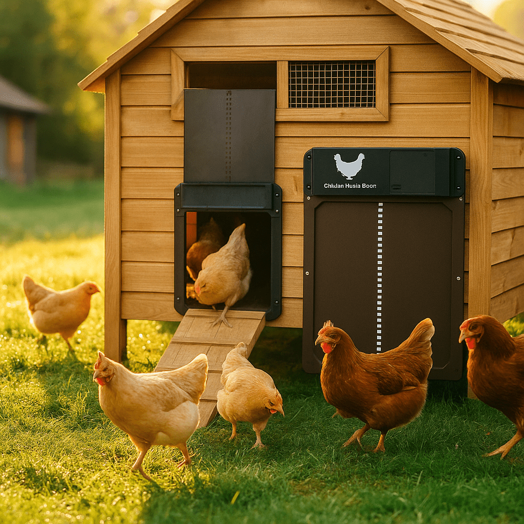 Automatic Chicken Coop Door with Light Sensor and Predator Proof Protection