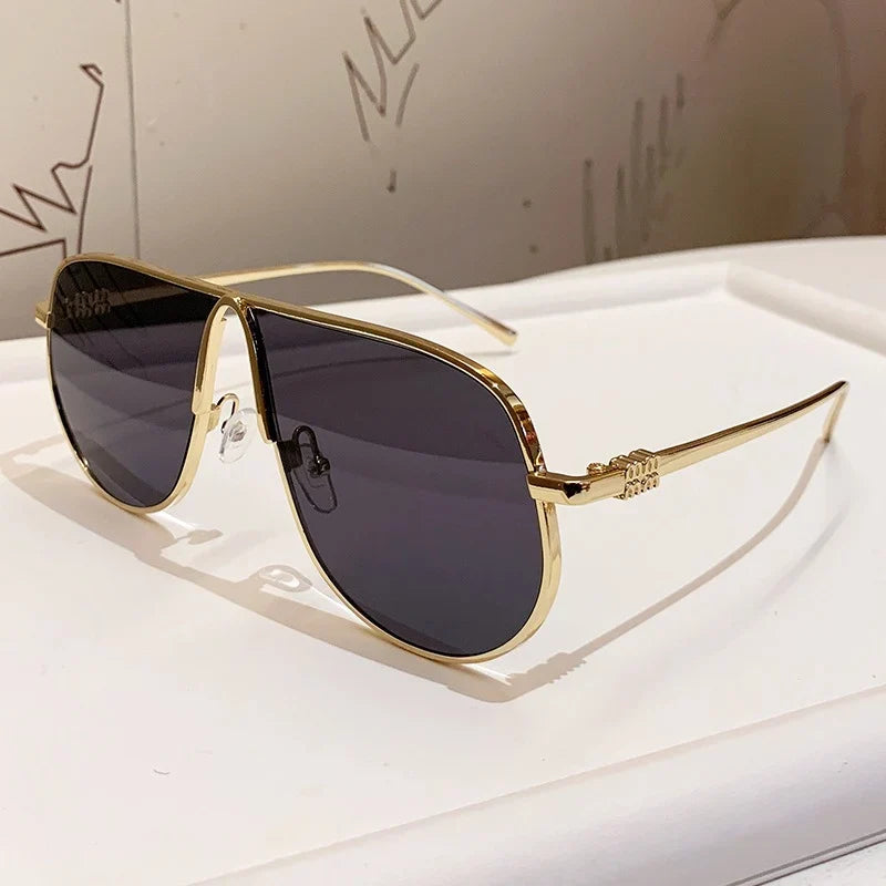 Aviator Sunglasses | Metal Frame & Gradient Lenses