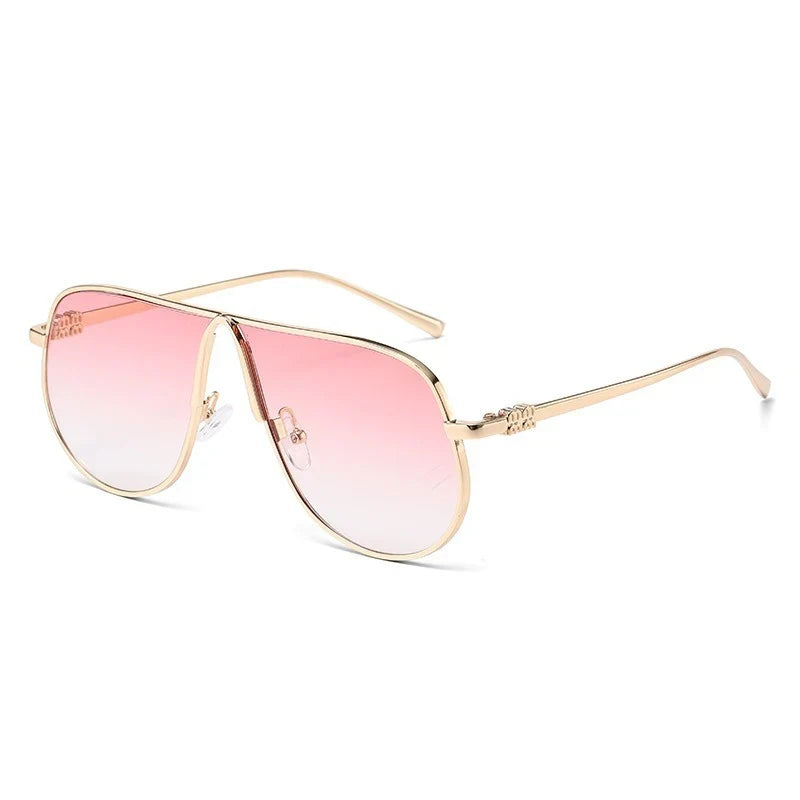 Aviator Sunglasses | Metal Frame & Gradient Lenses
