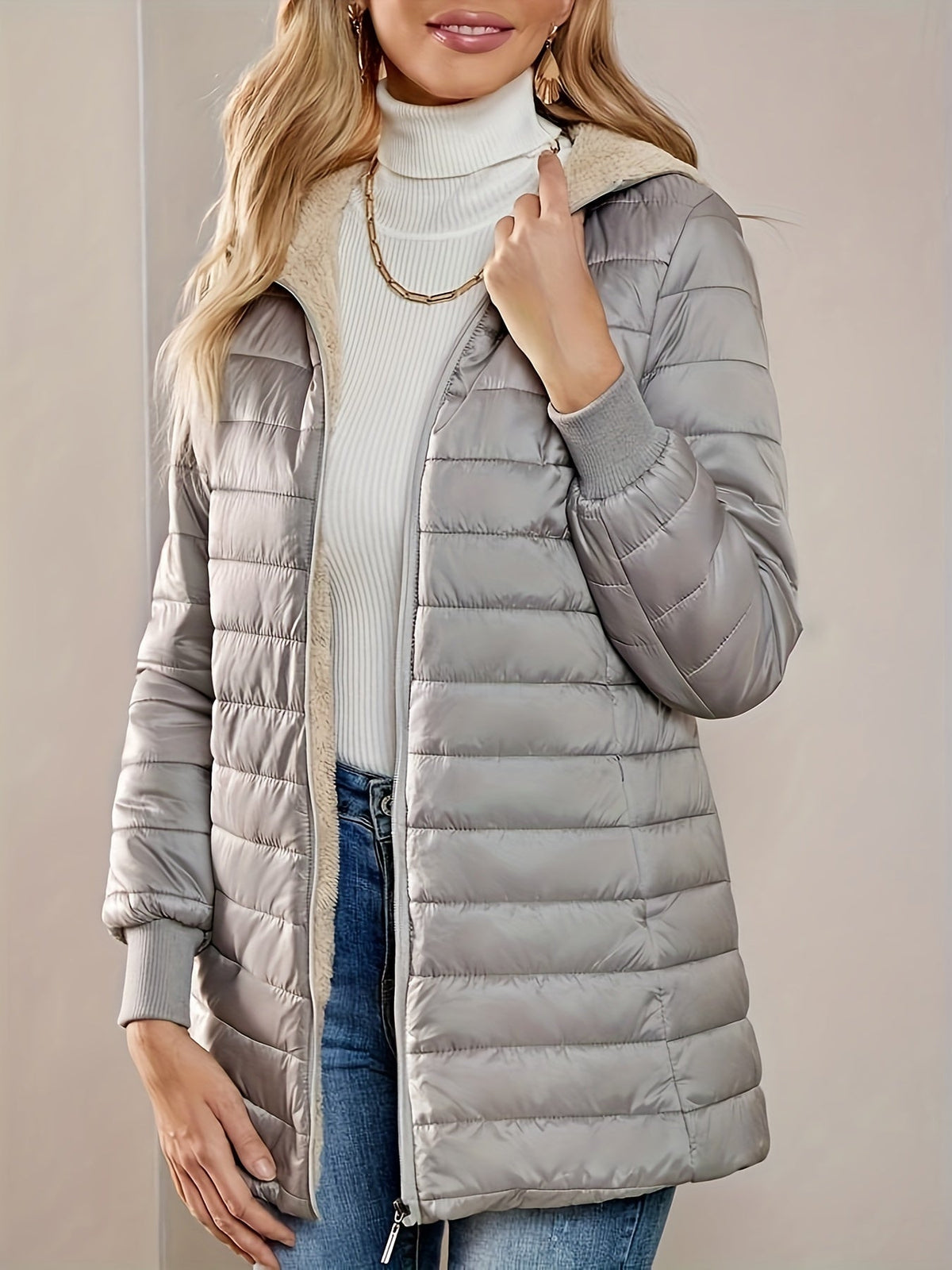 Isla | Quilted Long Puffer Jacket