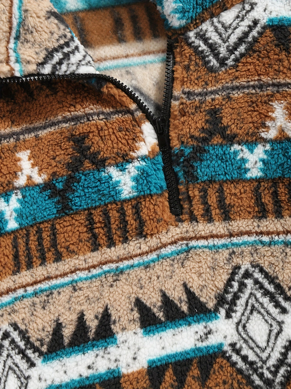 Rowan | Patterned Quarter-Zip Pullover