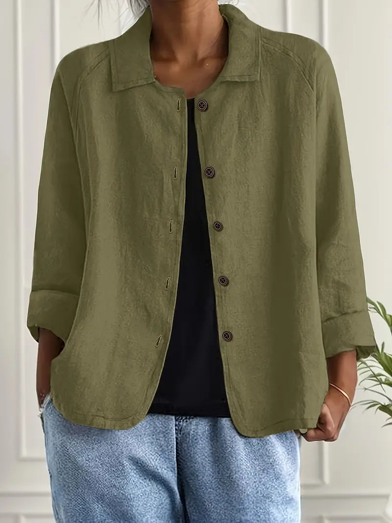 Ada | Field Button-Front Lightweight Shacket