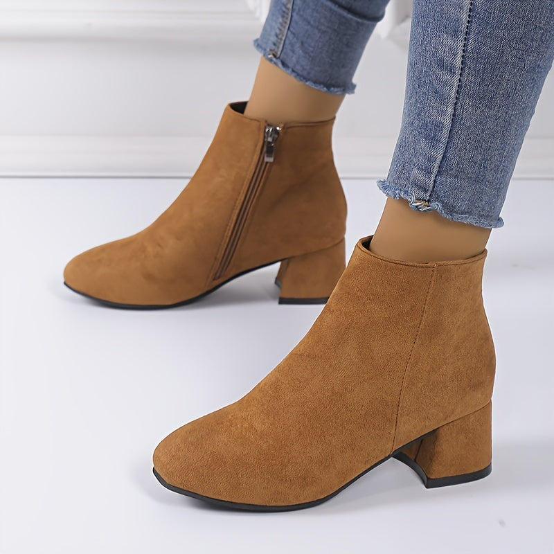 Diana | Block Heel Chelsea Boots