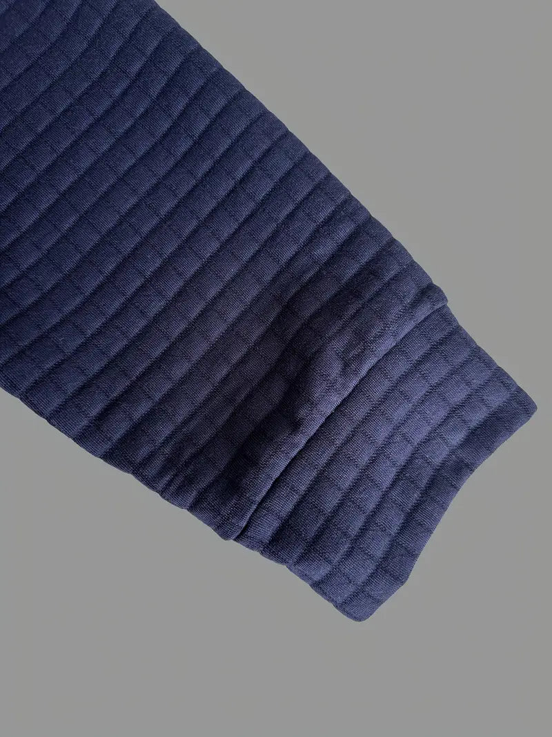 LONG SLEEVE TEXTURED POLO