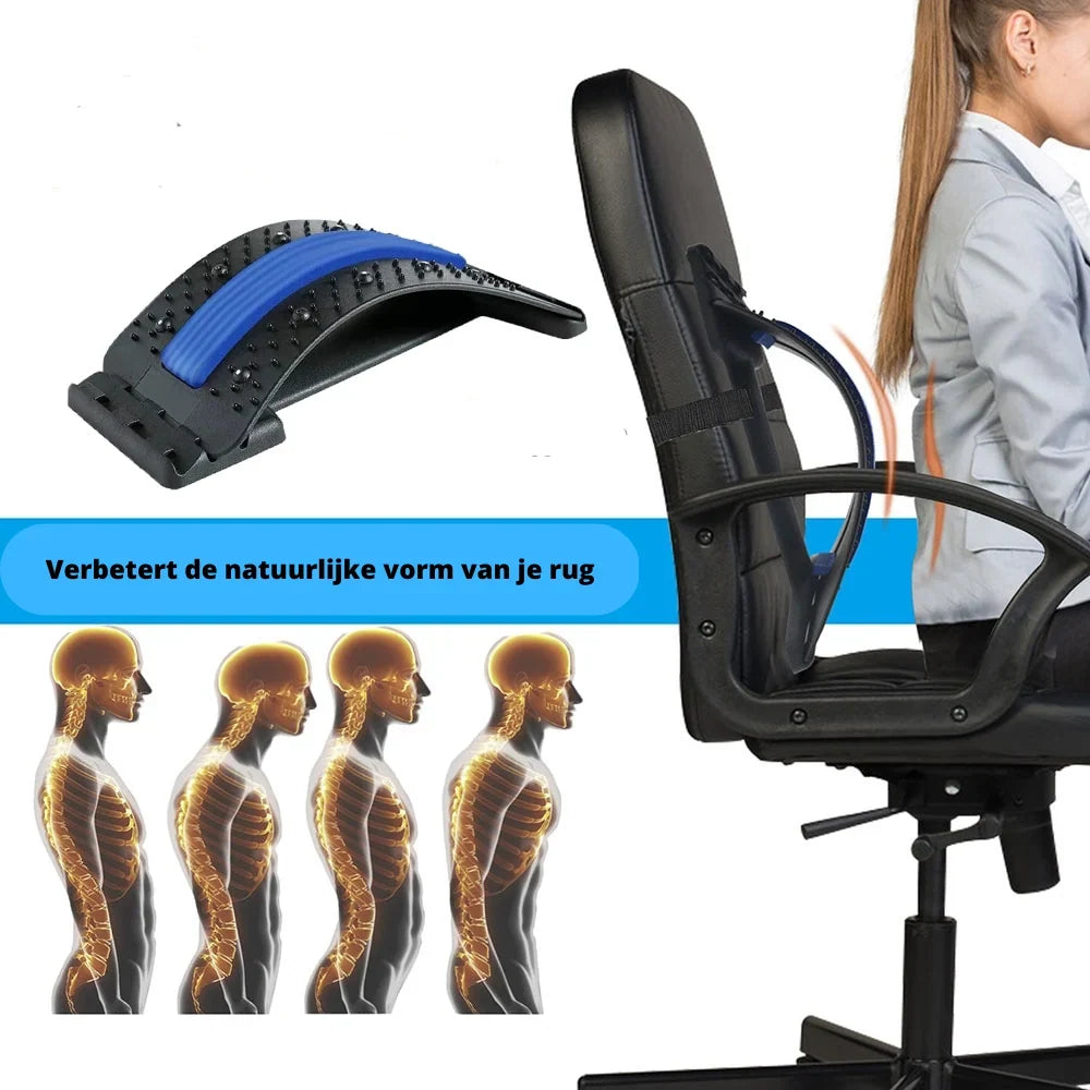 Back Massage Board | Magnetic Therapy & Massage Points | 3-Level Adjustable