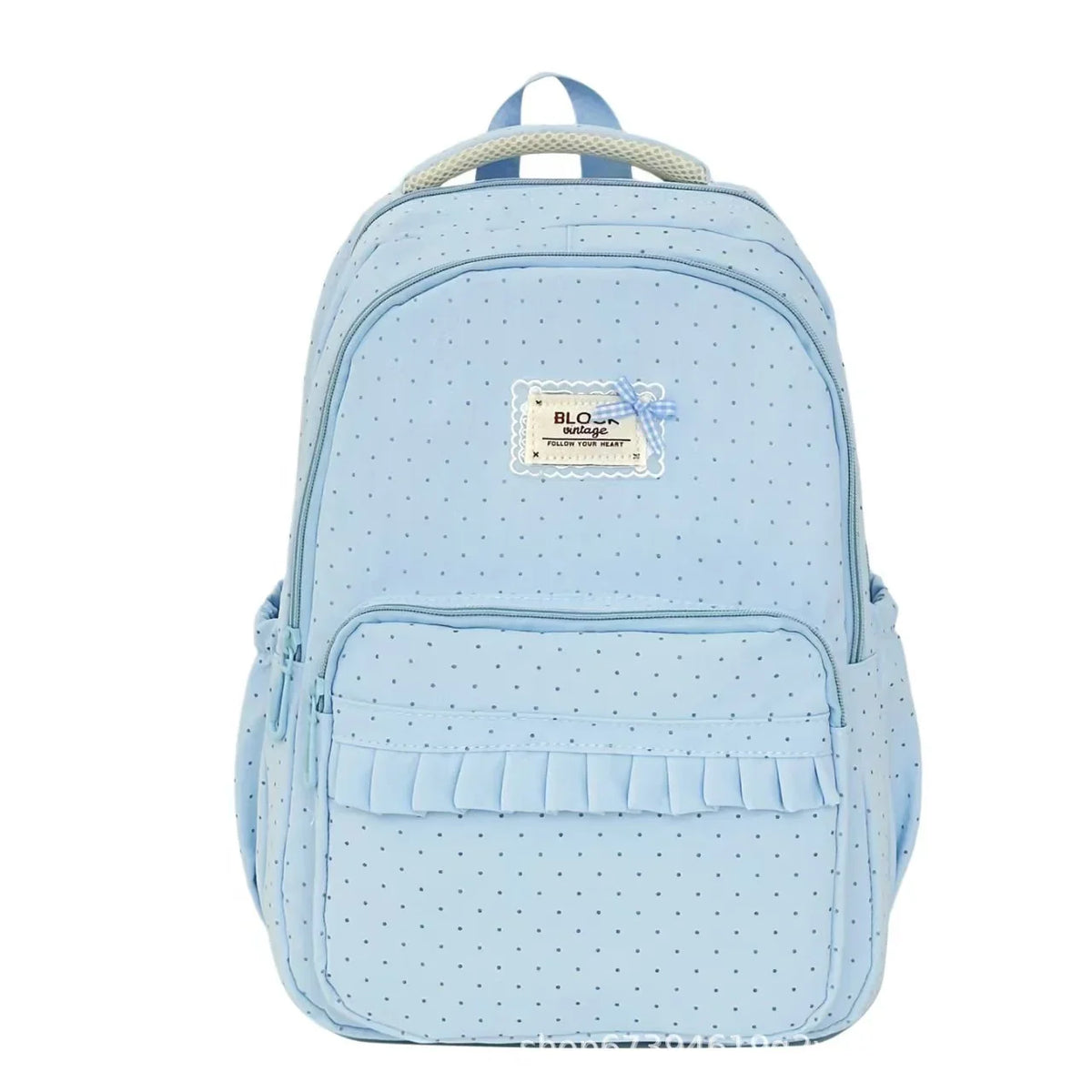 Backpack | Polka Dot Ruffle & Padded Straps