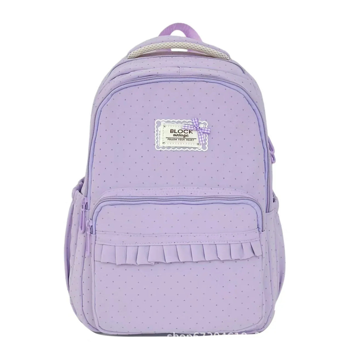 Backpack | Polka Dot Ruffle & Padded Straps