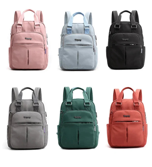 Backpack | USB Charging & Anti-Theft | Water-Resistant Nylon