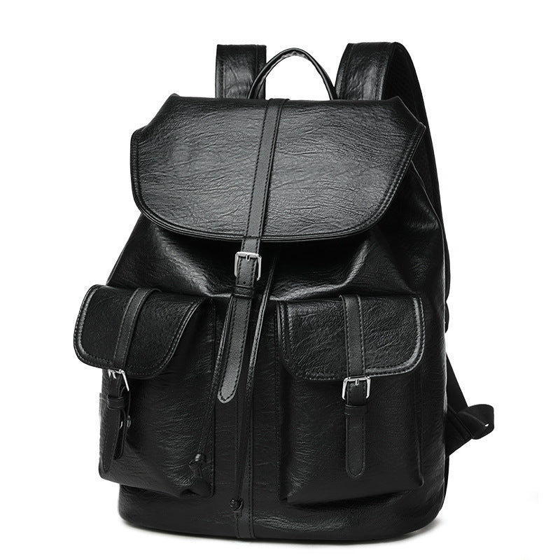 Backpack | Vintage Leather & Multiple Pockets