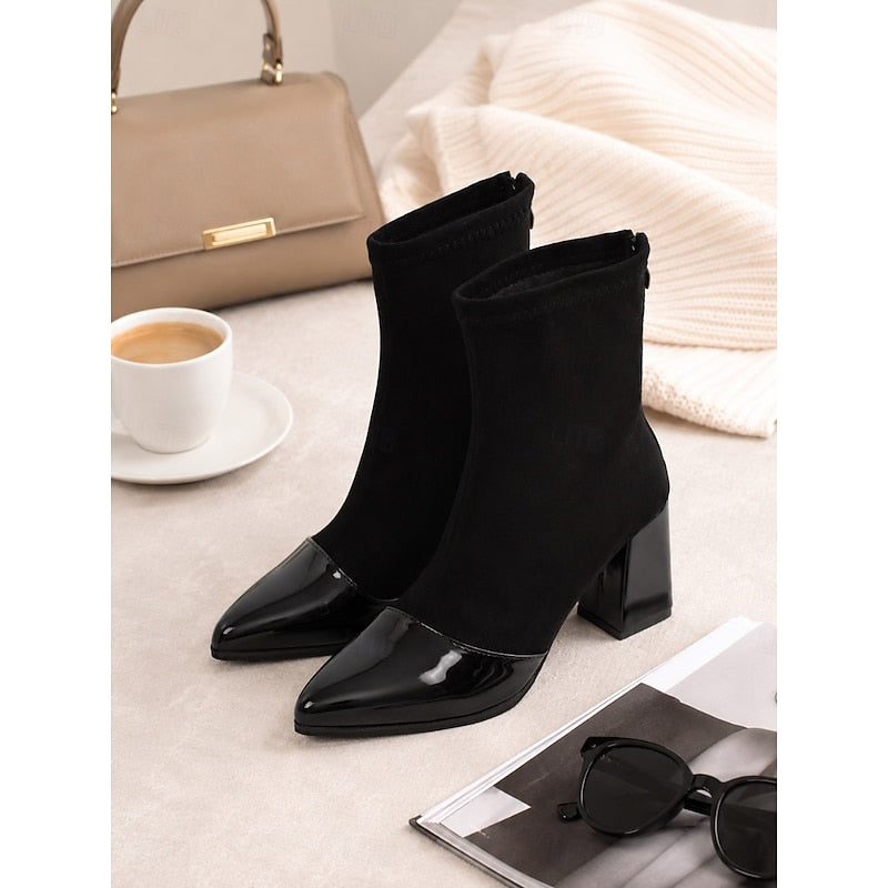 Beatrix | Block Heel Ankle Boots