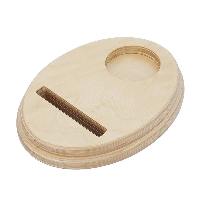Balance Board | Non-Slip Cork Base & Wooden Deck
