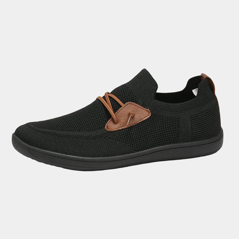 Men's Slip-On Mesh Trainers with Chunky Sole