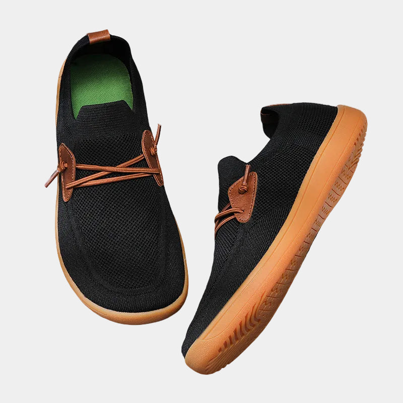 Men's Slip-On Mesh Trainers with Chunky Sole