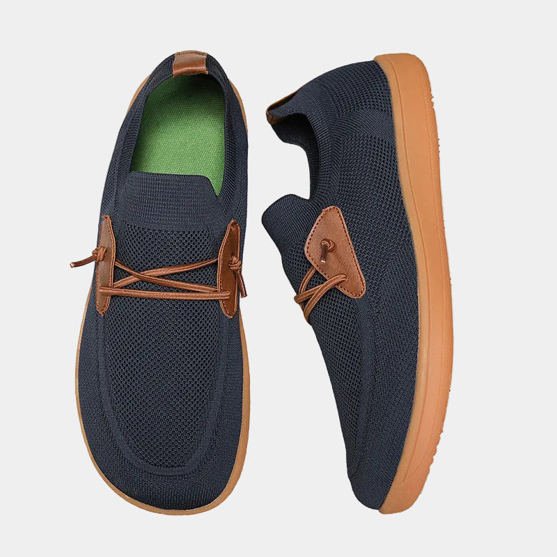 Men's Slip-On Mesh Trainers with Chunky Sole