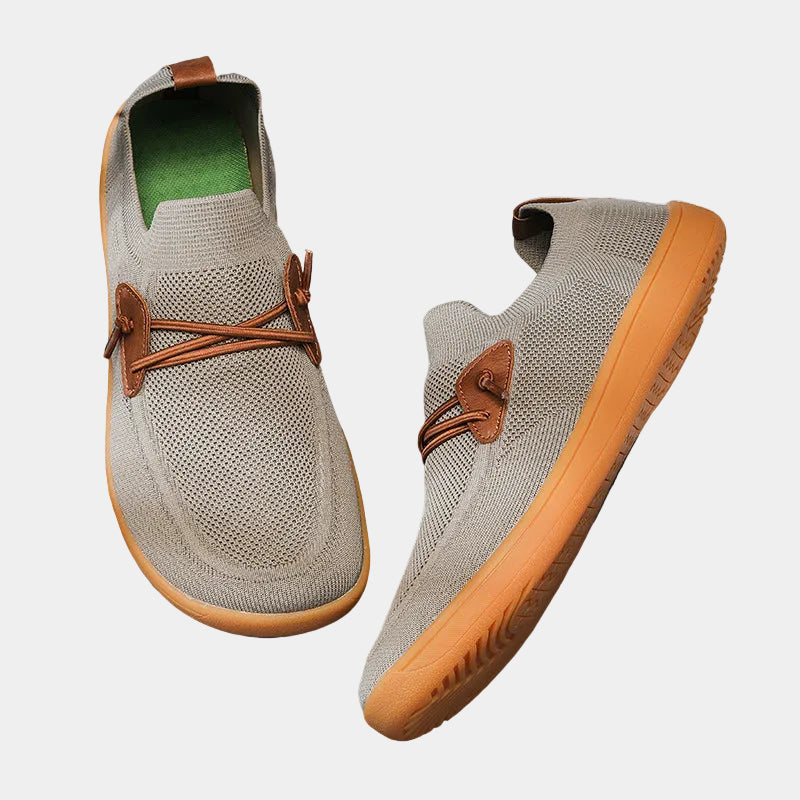Men's Slip-On Mesh Trainers with Chunky Sole