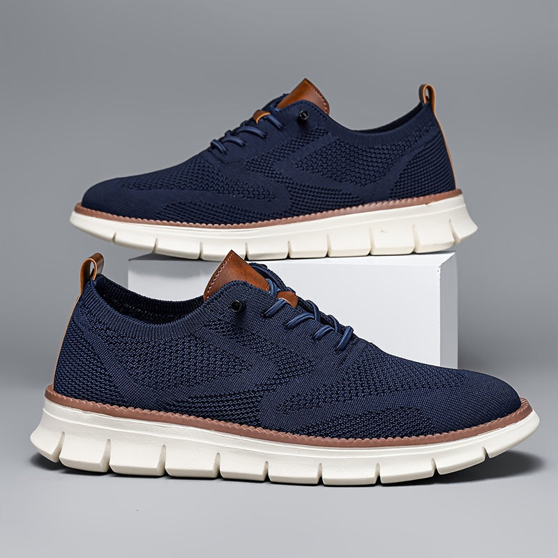 Men's Lightweight Mesh Trainers | Lace-Up Sneakers