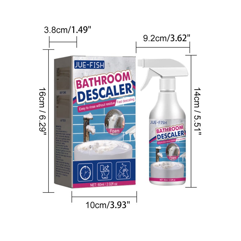 Bathroom Foam Cleaner Spray with Trigger Nozzle for Mold and All Purpose Cleaning