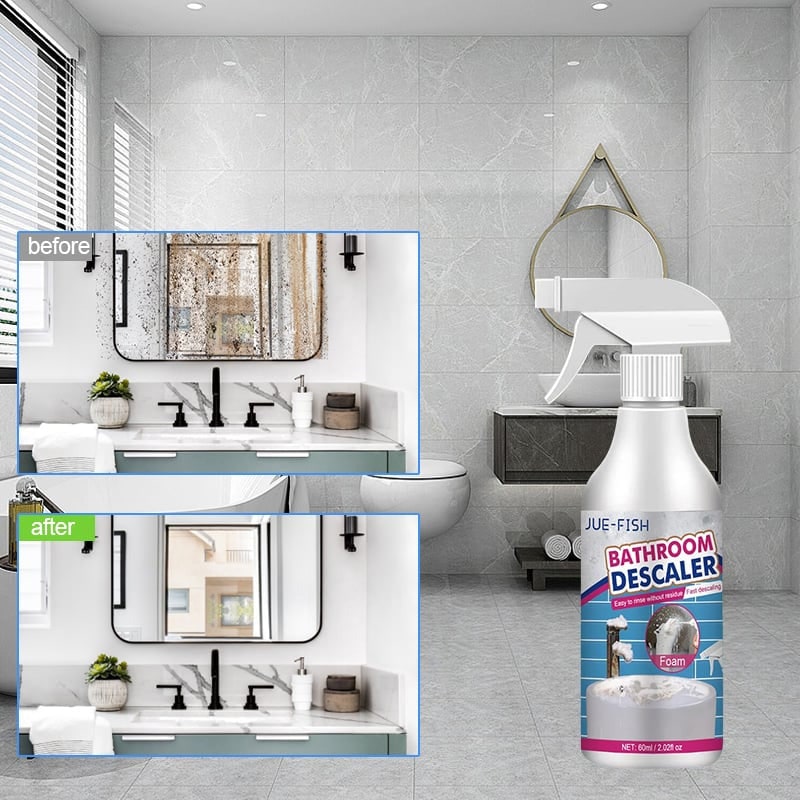 Bathroom Foam Cleaner Spray with Trigger Nozzle for Mold and All Purpose Cleaning