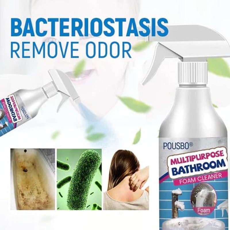 Bathroom Foam Cleaner Spray with Trigger Nozzle for Mold and All Purpose Cleaning