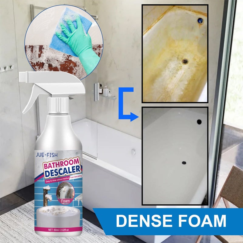 Bathroom Foam Cleaner Spray with Trigger Nozzle for Mold and All Purpose Cleaning
