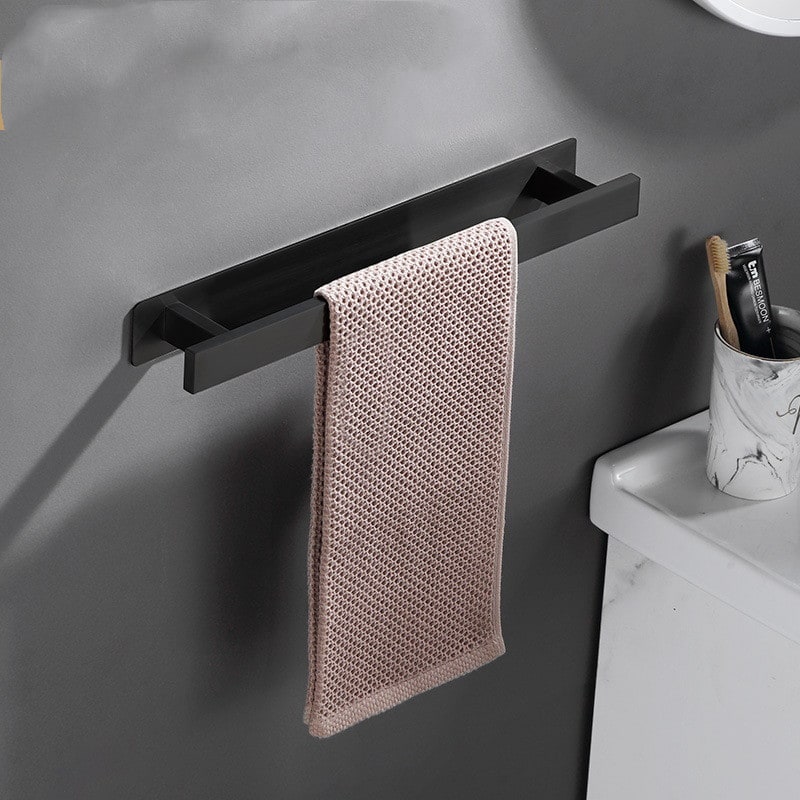 Bathroom Towel Bar with Stainless Steel Wall Mounted Adhesive Installation 18 Inch