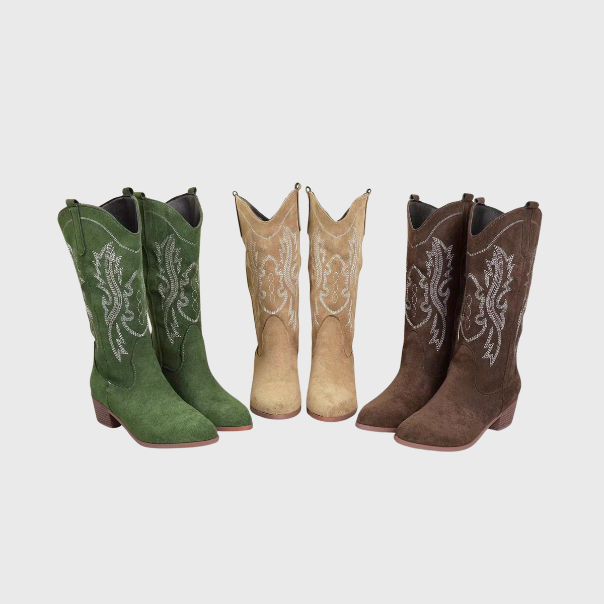 Ines | Wide Calf Western Cowboy Boots