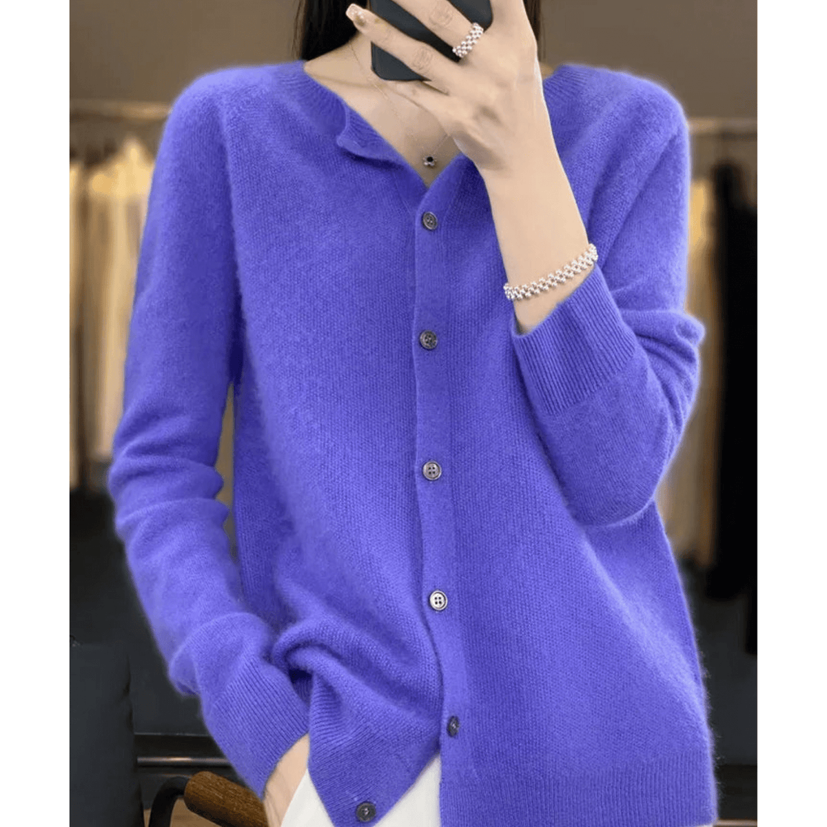 Livia Blend V-Neck Cardigan