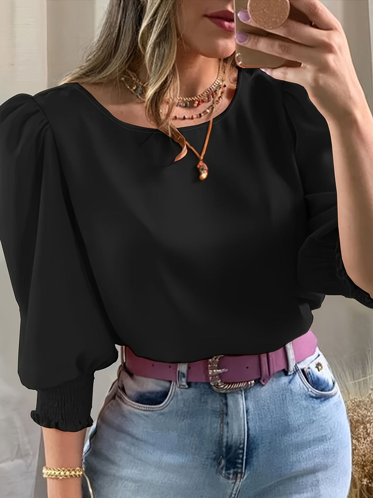 Ellen | Puff Sleeve Blouse
