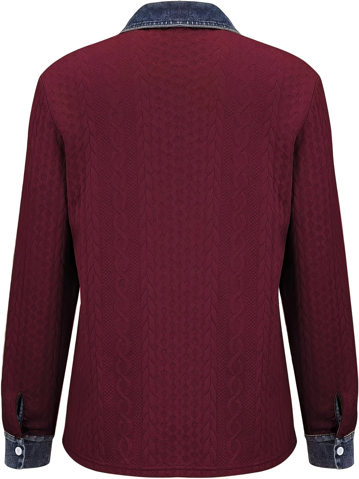 Greta | Textured Button-Up Shirt