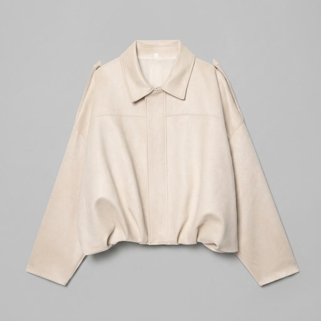 Renna Suede Bomber Jacket