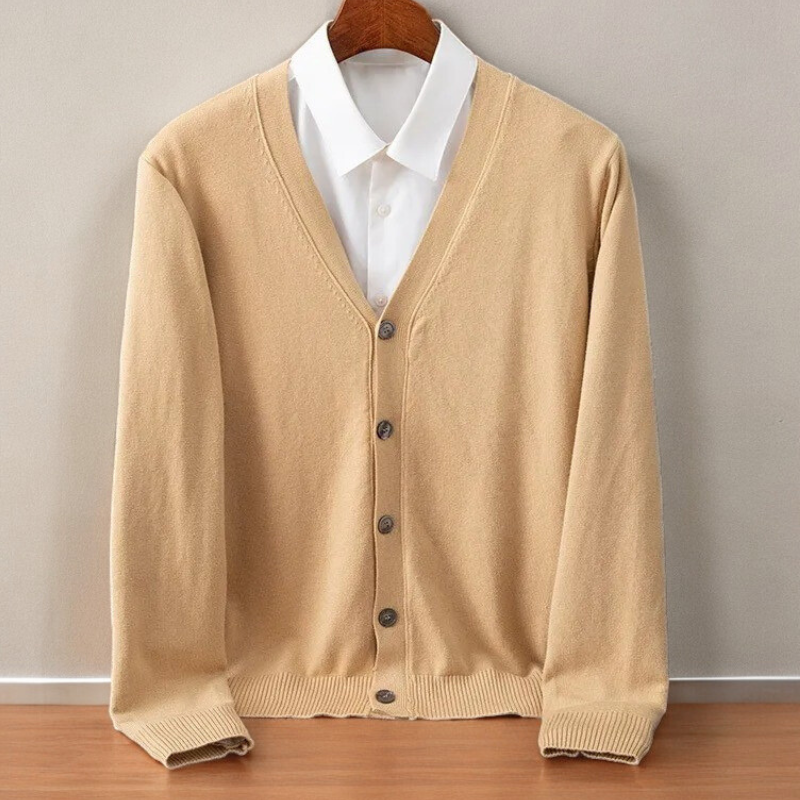 Men's Cashmere Cardigan | Soft Button Front Knit