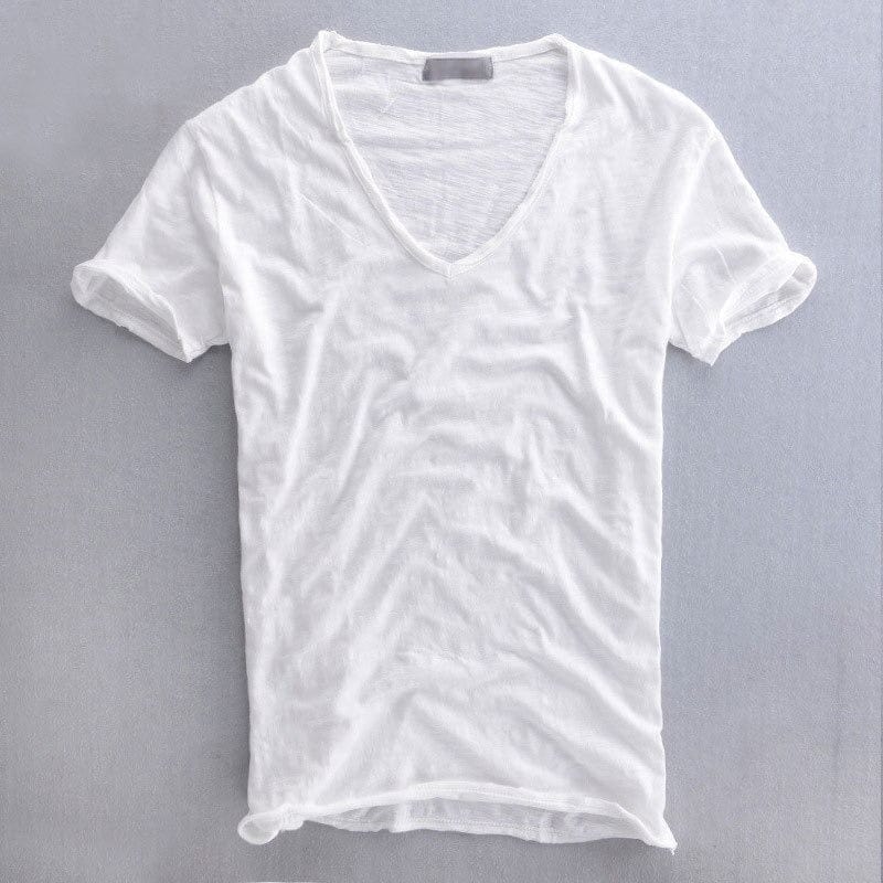 Ben | Men's Slim Fit V-Neck Basic T-Shirt