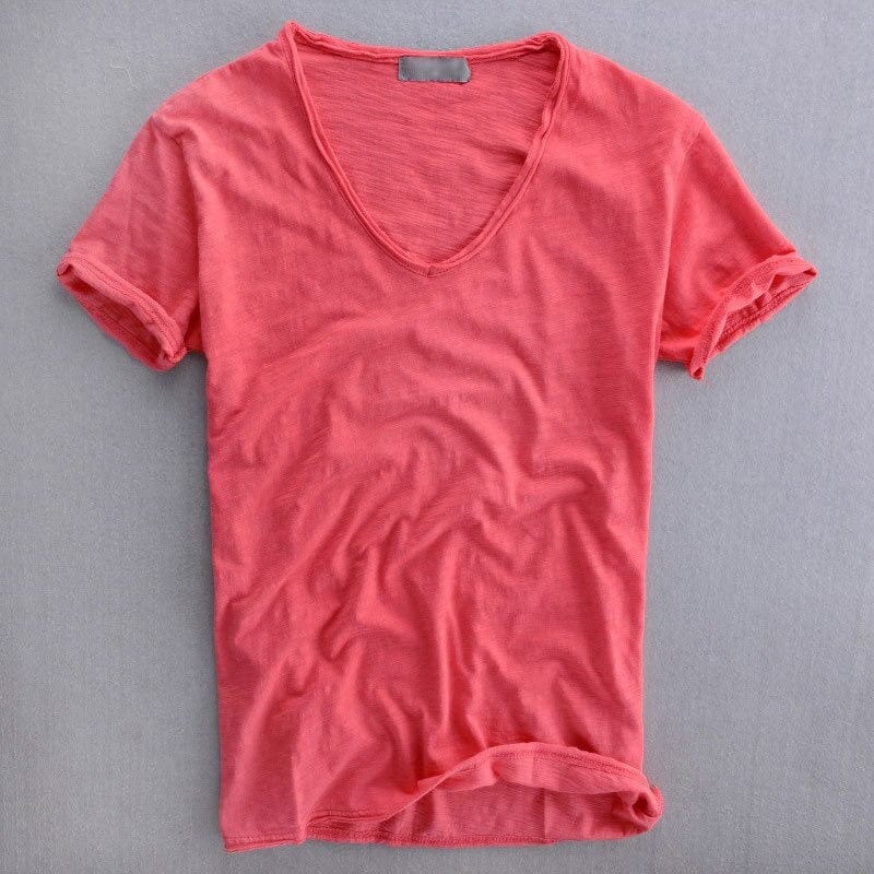 Ben | Men's Slim Fit V-Neck Basic T-Shirt
